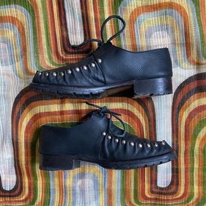 Studded Leather John Fluevog Oxford Shoes